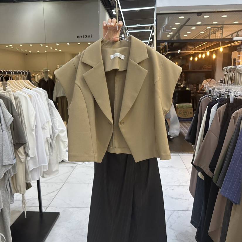 MARIGOLD韓國代購㊣女裝新品時尚熱賣人氣真品休閑25秋冬馬甲MARIGOLD馬甲