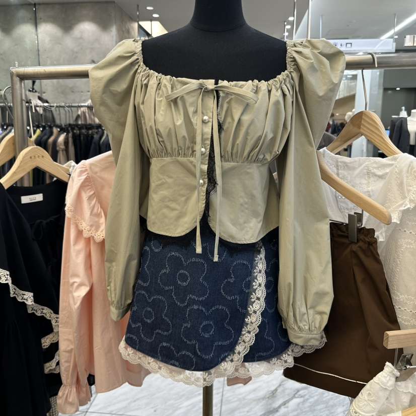 BEEN-A韓國直郵㊣女士新品時尚職業真品人氣熱賣襯衫蕾絲衫BEEN-A襯衫/蕾絲衫