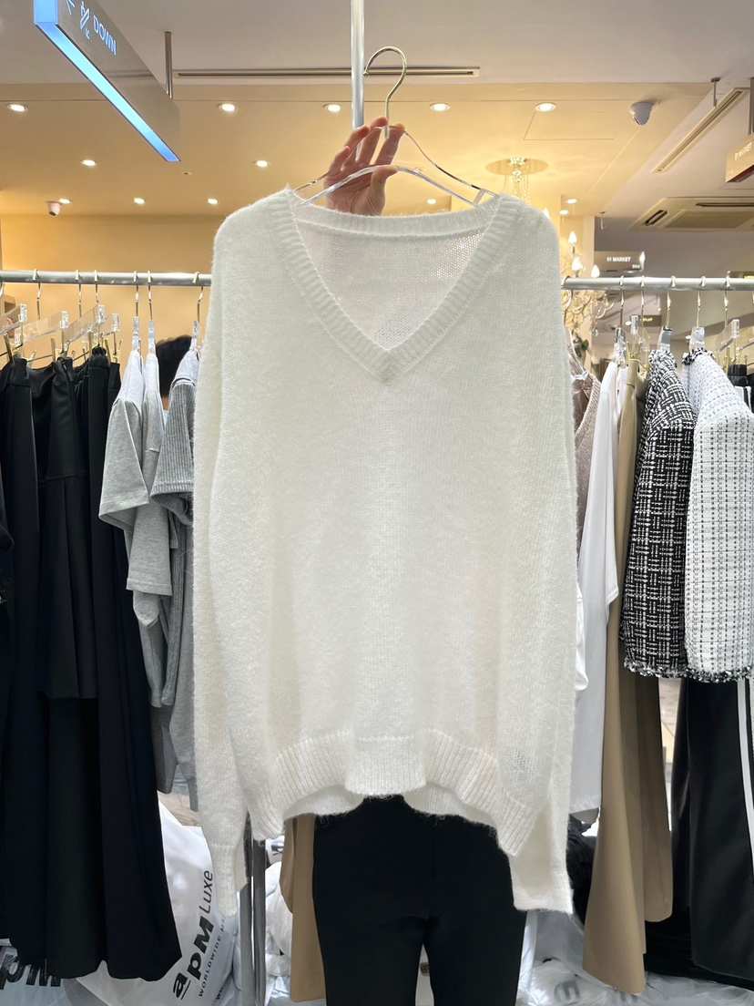 WORK SHOP韓國直郵㊣女士新款真品25秋冬時尚推薦休閑針織衫Work_shop針織衫
