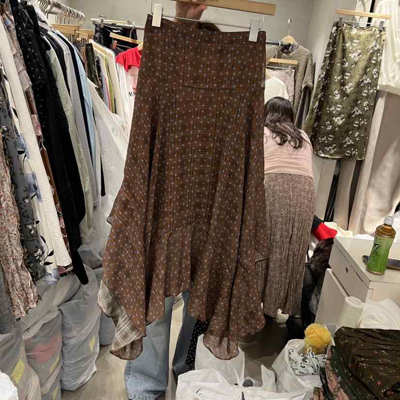 LOGROAD東大門㊣代購女士新品休閑真品推薦職業半身裙中短裙LOG ROAD半身裙/中短裙