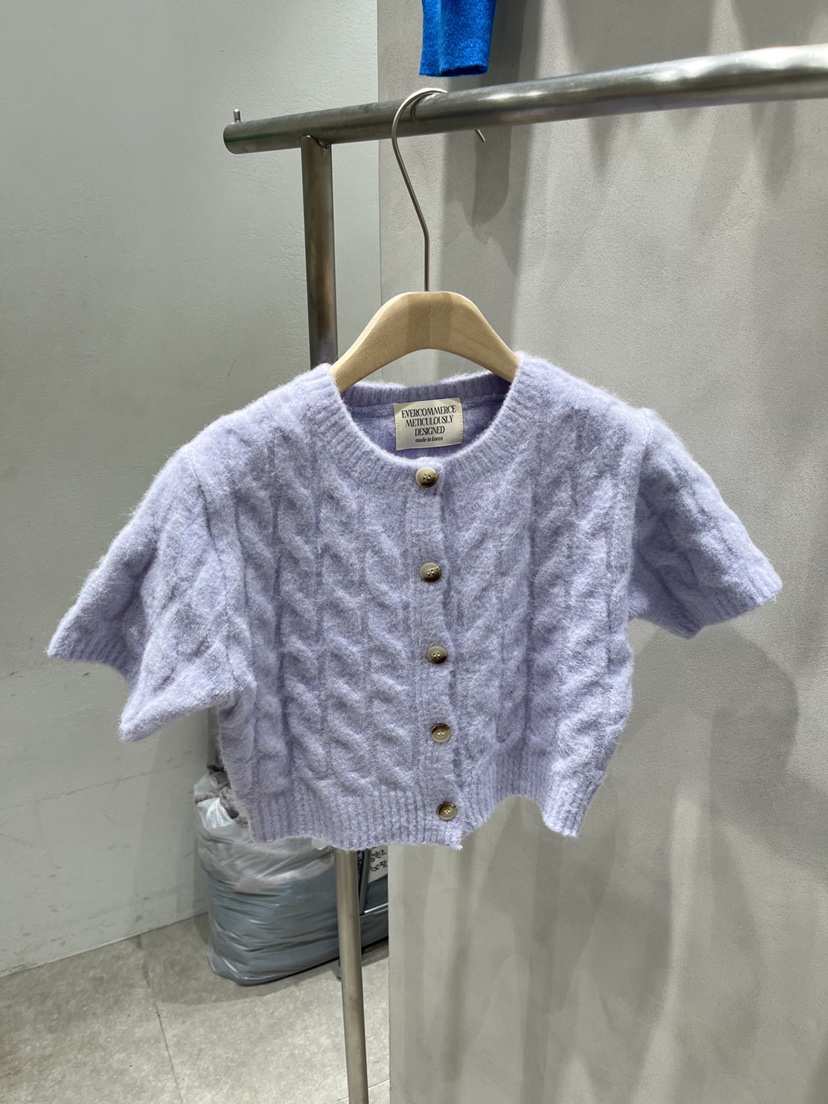 EVERCOMMERCE METICULOUSLY DESIGNED東大門㊣代購女裝新品推薦針織衫羊毛混紡EVERCOMMERCE針織衫