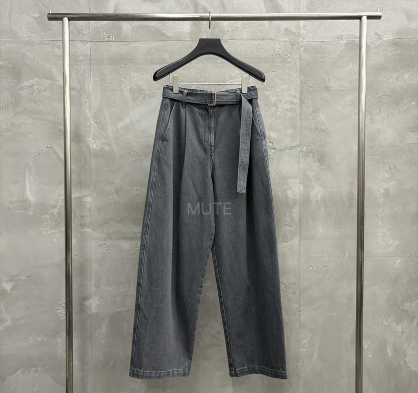 MUTE-P東大門㊣直郵女裝新款時尚休閑熱賣推薦牛仔褲含腰帶MUTE牛仔褲