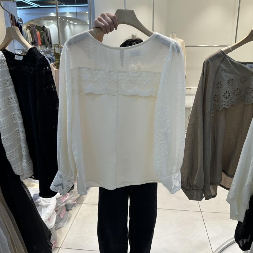 BLUE RIBBON東大門㊣直郵女士新品時尚人氣真品襯衫蕾絲衫BLUE RIBBON襯衫/蕾絲衫