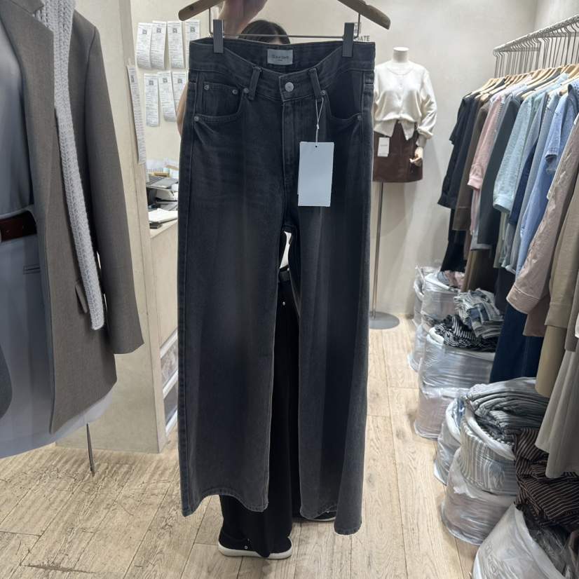 2ND GATE韓國代購㊣女士新款人氣時尚休閑推薦真品25秋冬牛仔褲2ND GATE牛仔褲