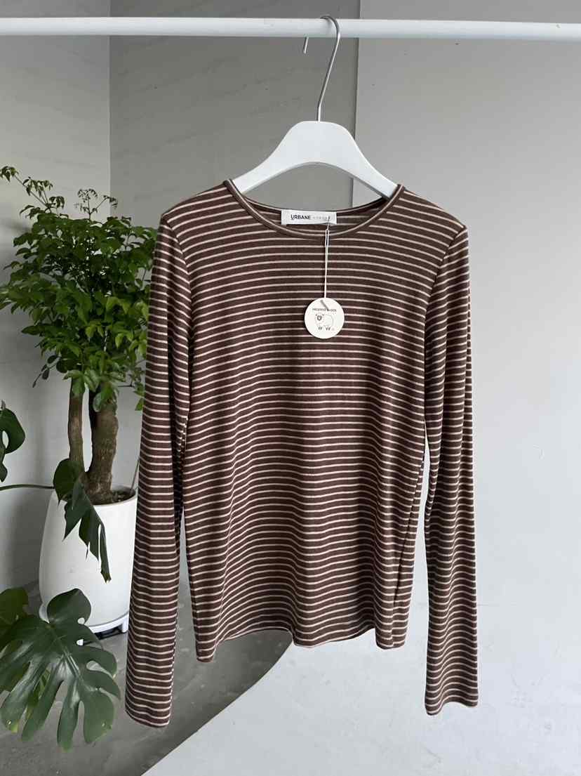URBANE cloth東大門㊣直郵女裝新款職業長袖T恤美利奴羊毛URBANE cloth長袖T恤