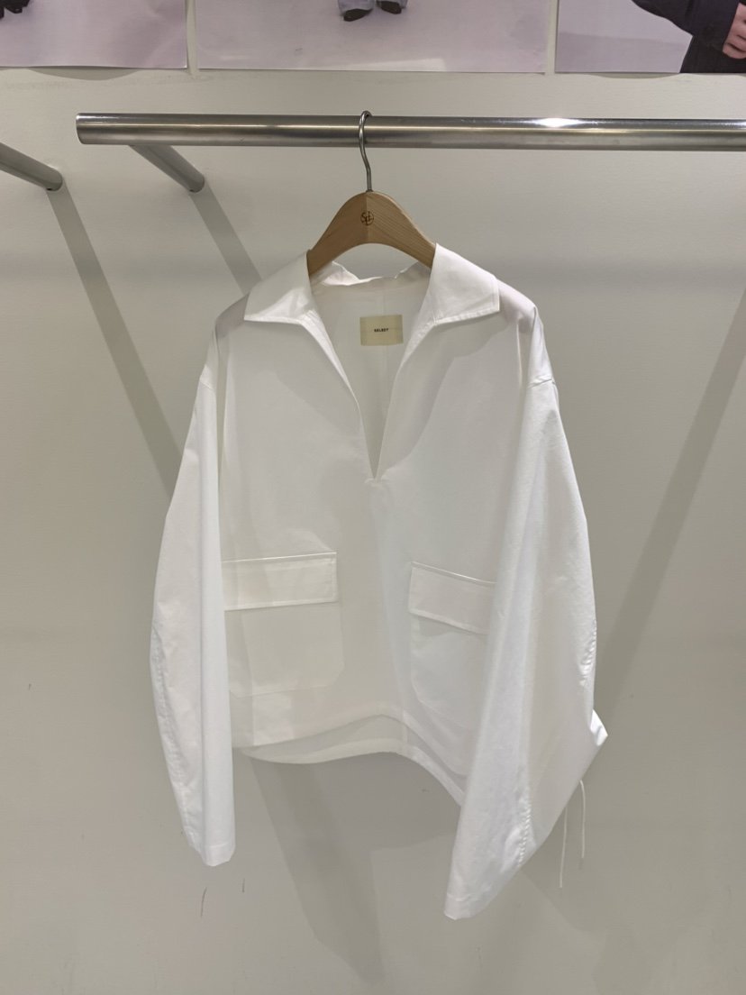 SELECT MARKET韓國代購㊣女裝新品25秋冬時尚真品襯衫蕾絲衫SELECT MARKET襯衫/蕾絲衫
