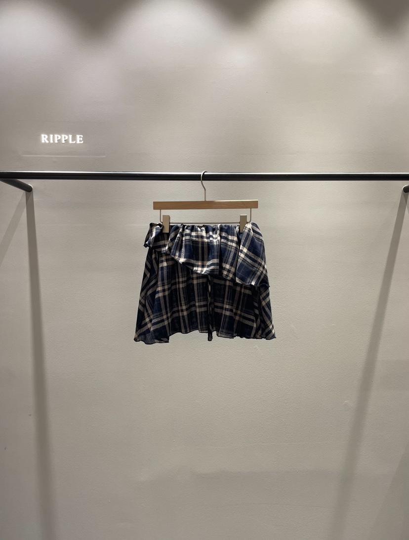 RIPPLE東大門㊣實拍女士新款職業25秋冬真品休閑人氣推薦短裙RIPPLE短裙