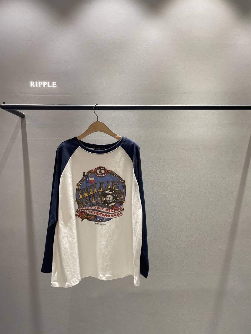 RIPPLE東大門㊣實拍女士新款真品時尚職業25秋冬熱賣長袖T恤RIPPLE長袖T恤