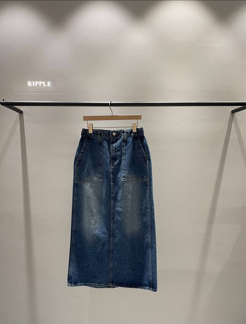 RIPPLE東大門㊣代購女士新品熱賣休閑時尚人氣真品長裙口袋RIPPLE長裙