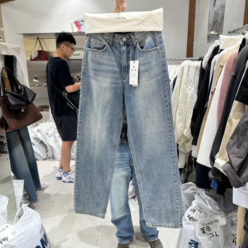 TEMPTING東大門㊣直郵女裝新品人氣職業時尚休閑25秋冬牛仔褲TEMPTING牛仔褲