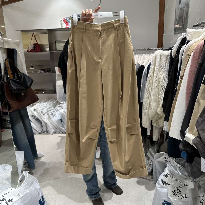 TEMPTING韓國代購㊣女士新品時尚人氣真品職業25秋冬休閑褲TEMPTING休閑褲