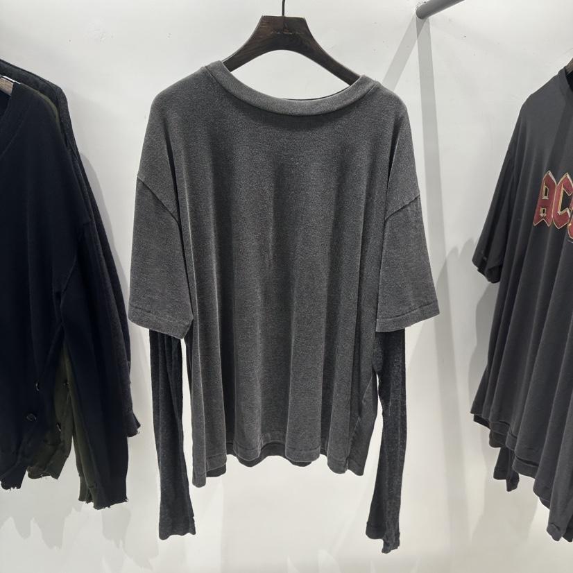 JANE BIRKIN東大門㊣直郵女裝新款25秋冬真品長袖T恤假兩件JANE BIRKIN設計師品牌長袖T恤
