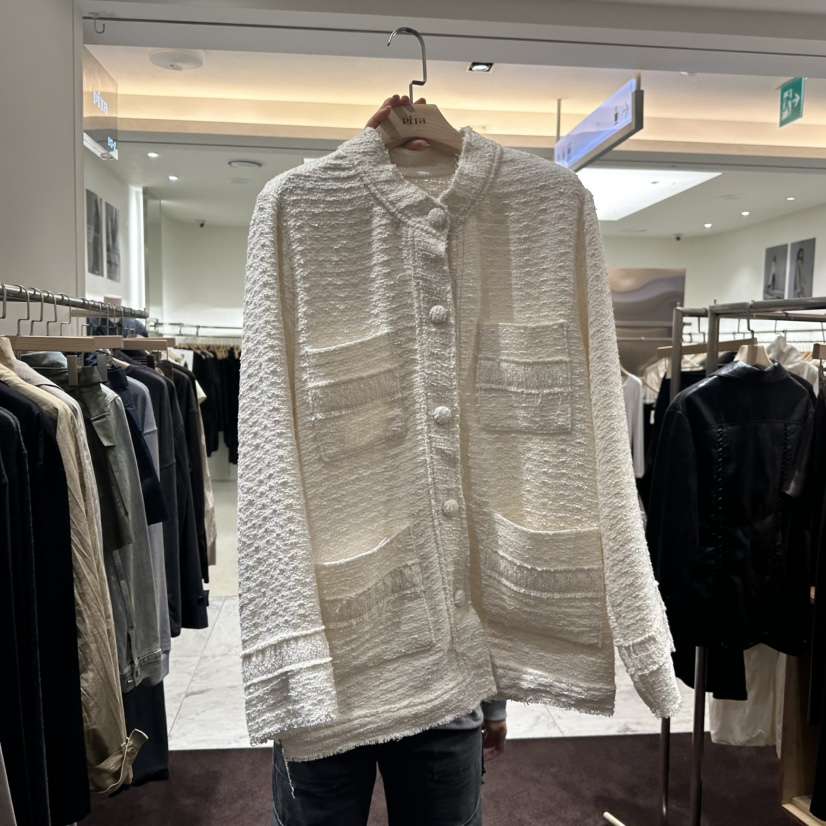 PITA東大門㊣直郵女士新品休閑25秋冬推薦時尚人氣夾克粗花呢THE VERLIN/piTa夾克