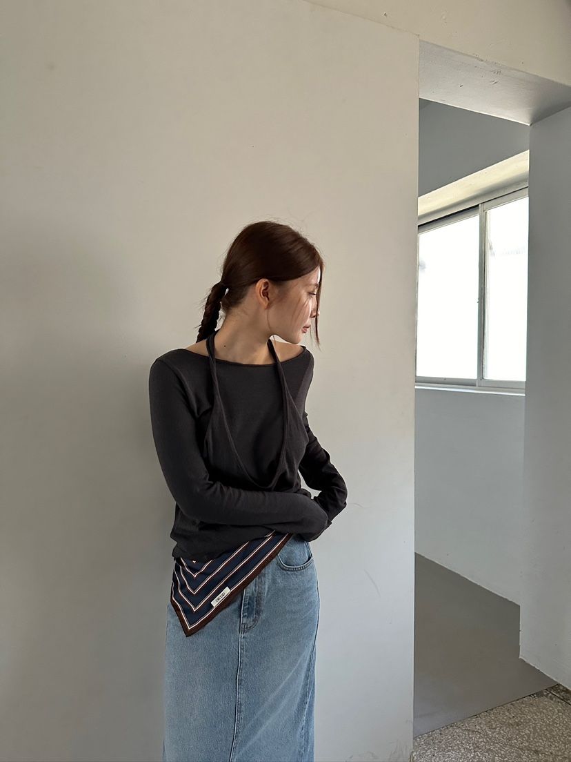 UNBOUND韓國直郵㊣女裝新款時尚熱賣人氣休閑推薦針織衫假兩件UNBOUND針織衫