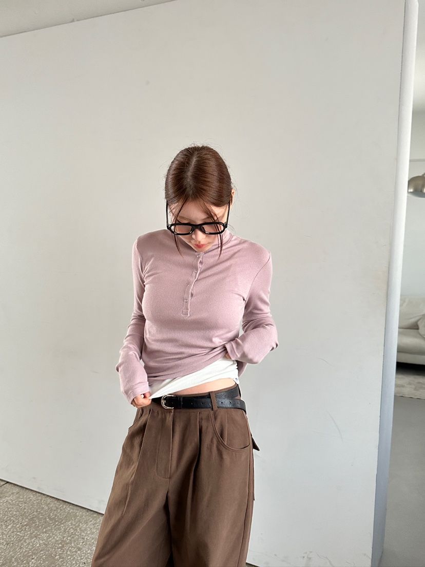 UNBOUND東大門㊣代購女裝新款真品人氣推薦職業長袖T恤高領UNBOUND長袖T恤