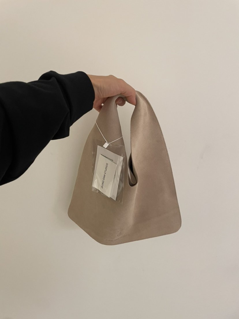 JEONG GAM STUDIOS韓國代購㊣女裝新品真品人氣手提包絨面革JEONG GAM手提包