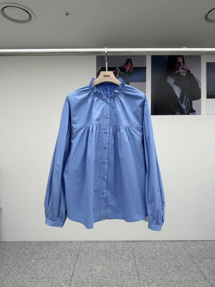 MADE-P韓國代購㊣女士新品推薦時尚25秋冬人氣真品襯衫蕾絲衫MADE-P襯衫/蕾絲衫