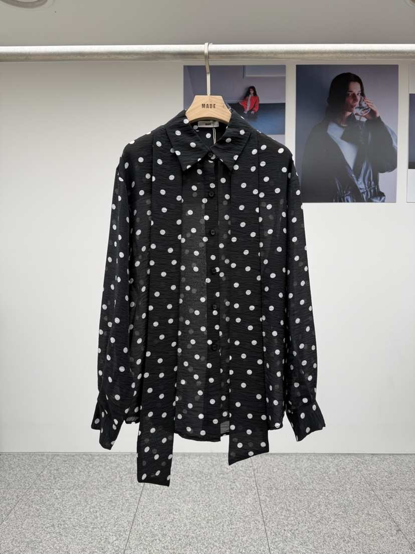 MADE-P東大門㊣直郵女士新款人氣休閑熱賣真品25秋冬襯衫蕾絲衫MADE-P襯衫/蕾絲衫