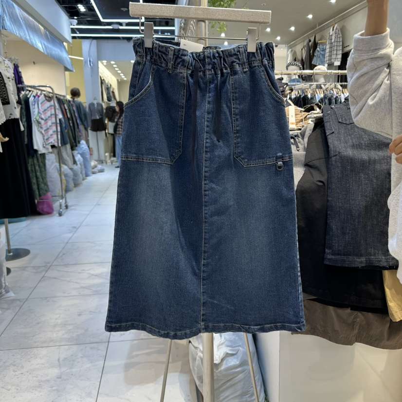 POCKET-Q東大門㊣實拍女裝新品真品25秋冬休閑人氣推薦長裙POCKET-Q長裙