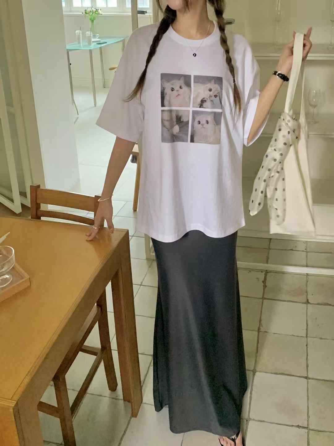VANILLA-바닐라-T東大門㊣直郵女裝新品時尚推薦休閑人氣T恤VANILLAT恤
