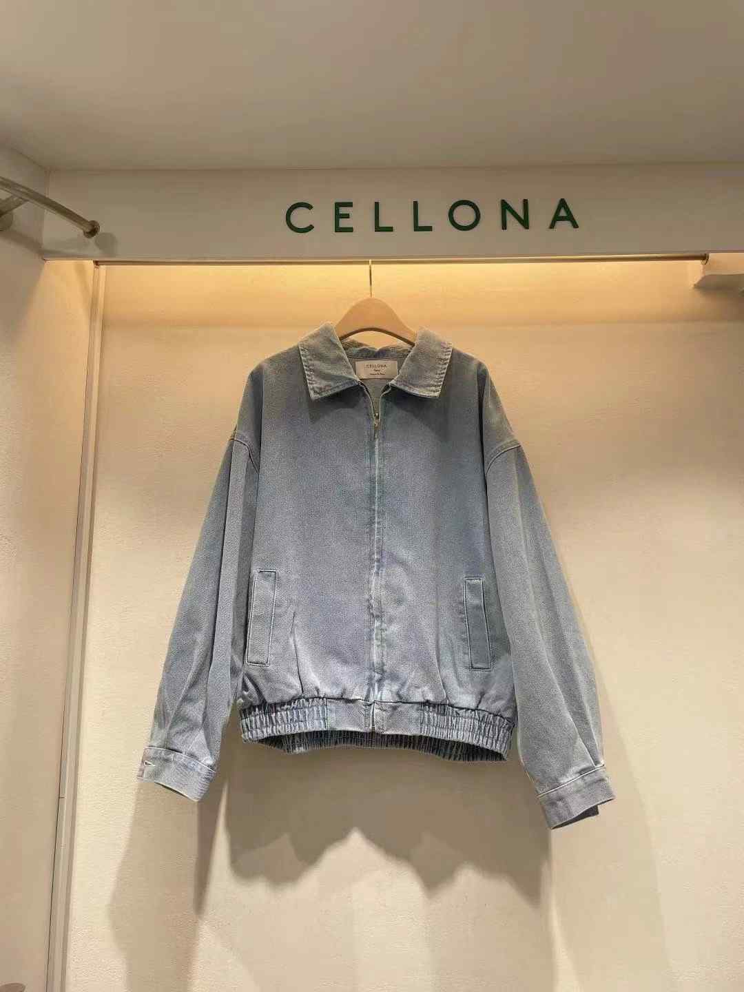 CELLONA東大門㊣代購女裝新款職業真品人氣25秋冬推薦夾克蕾絲CELLONA夾克