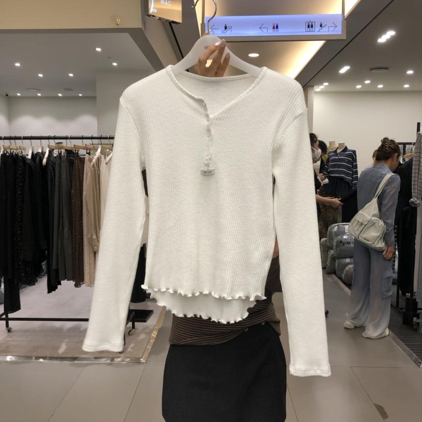 BENE韓國代購㊣女裝新品真品職業人氣時尚熱賣25秋冬長袖T恤BENE長袖T恤