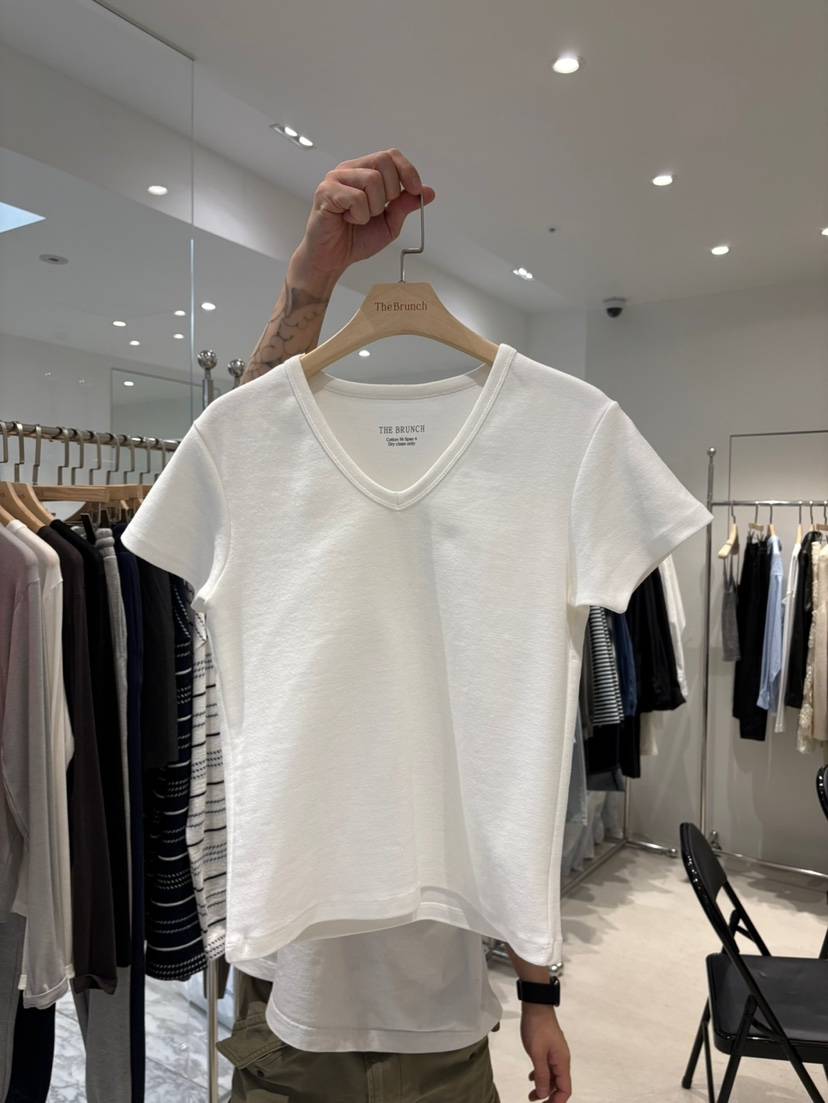 THE BRUNCH東大門㊣直郵女士新品職業休閑熱賣時尚人氣T恤THE BRUNCHT恤