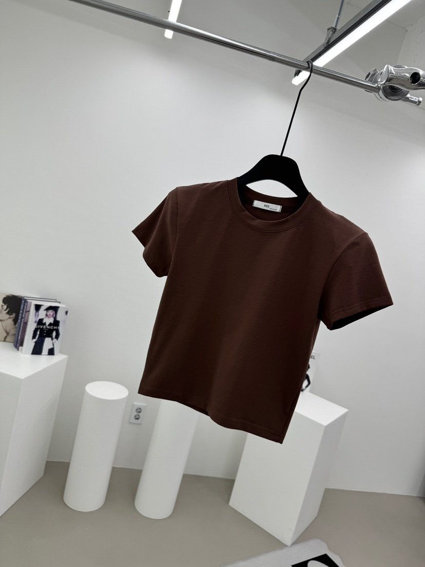 RED-A韓國代購㊣女士新品職業熱賣真品25秋冬人氣休閑時尚T恤RED-AT恤