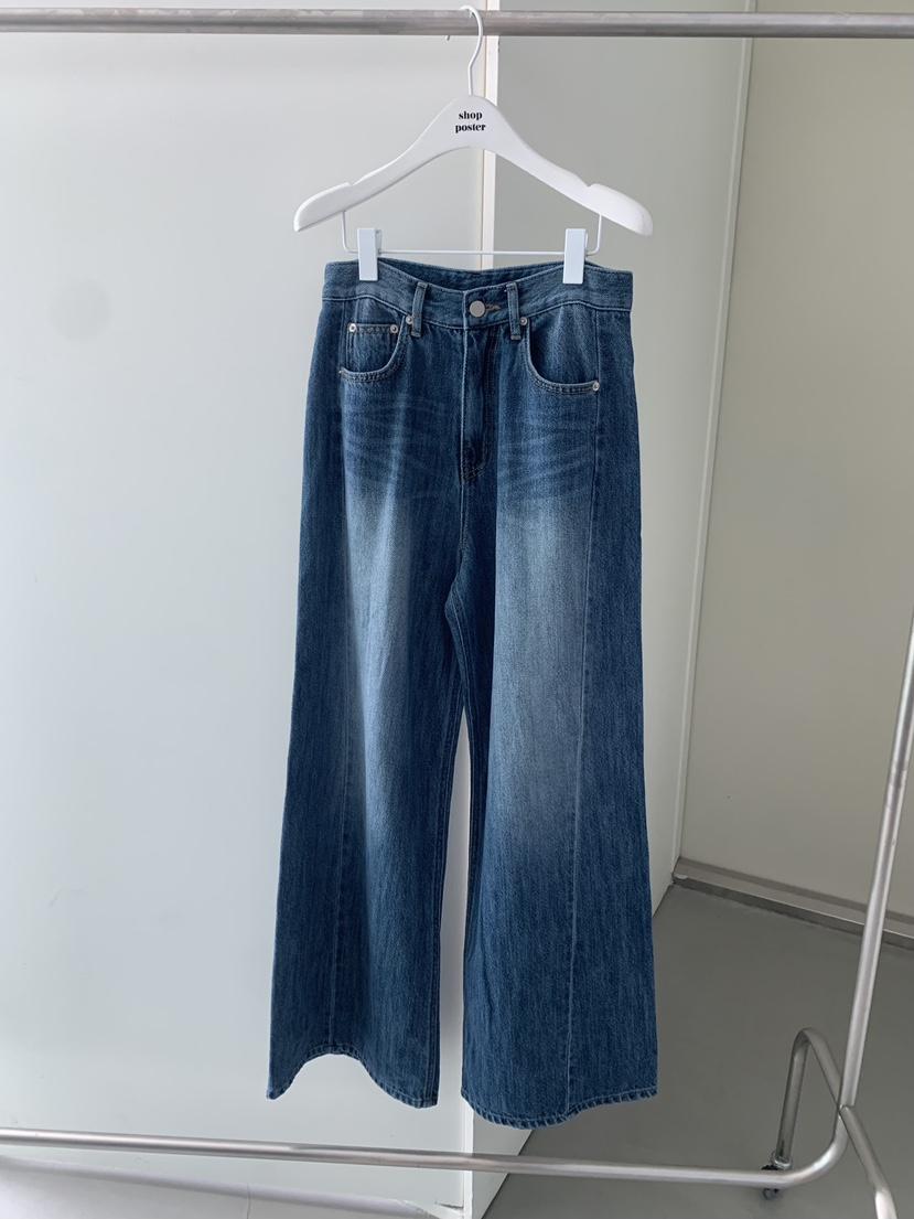SHOP POSTER韓國代購㊣女裝新品時尚職業25秋冬推薦牛仔褲SHOP_POSTER牛仔褲