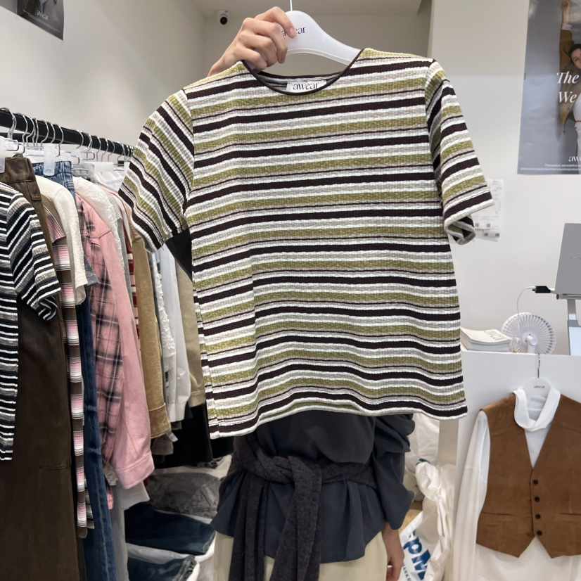 RUMIRU/AWEAR韓國代購㊣女士新品真品休閑職業熱賣25秋冬T恤awear/RUMIRUT恤