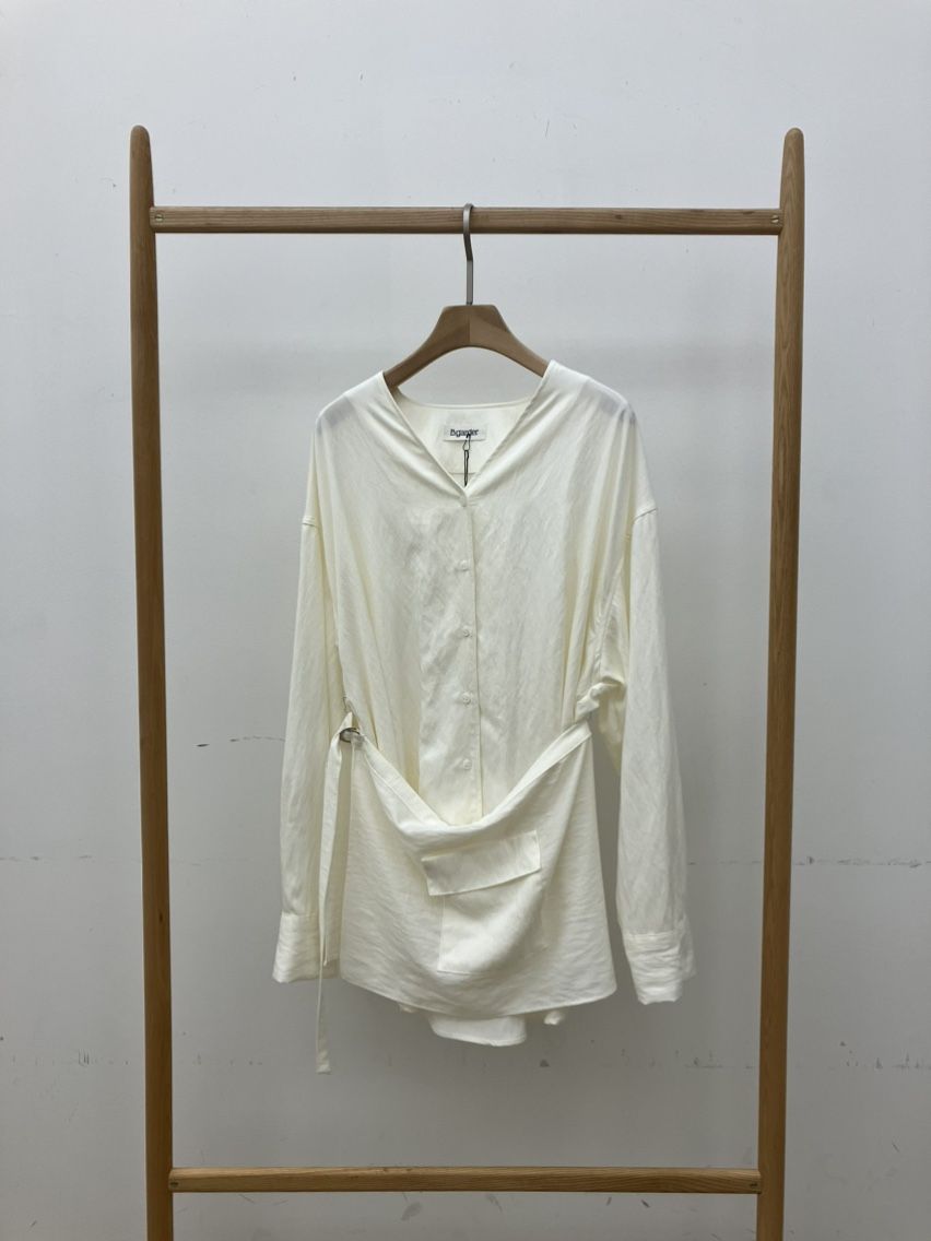 B_GARDER韓國代購㊣女裝新品時尚推薦職業25秋冬襯衫蕾絲衫B.GARDER襯衫/蕾絲衫