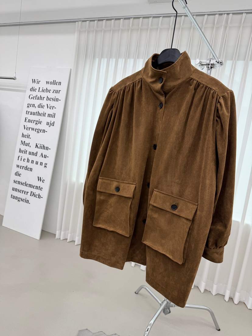 RED-A東大門㊣代購女士新品推薦時尚職業人氣25秋冬夾克絨面革RED-A夾克