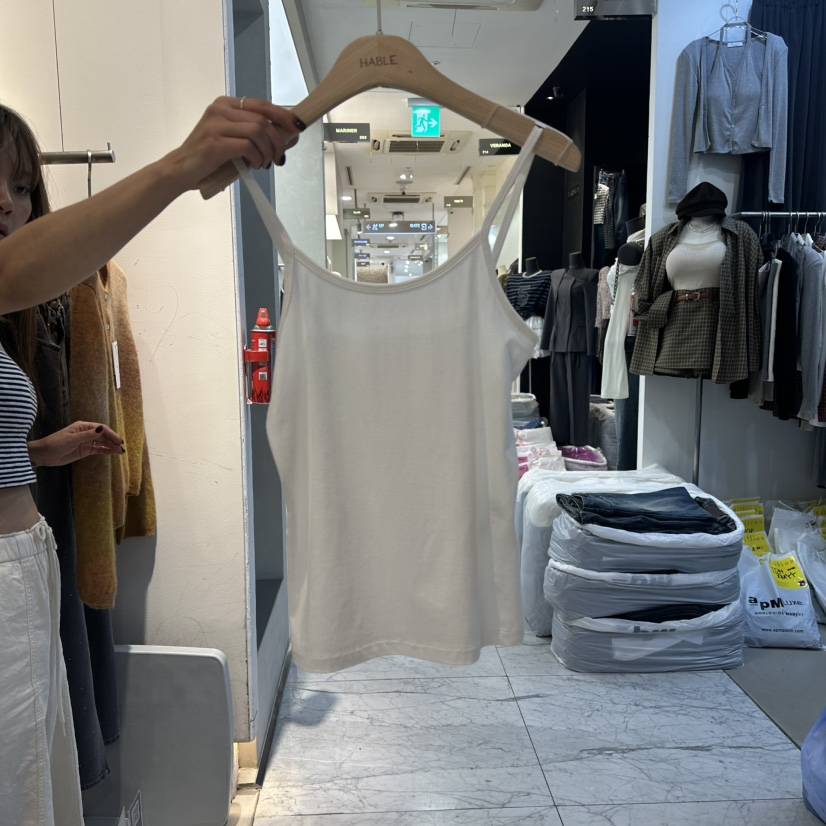 HABLE韓國代購㊣女士新品休閑真品職業時尚25秋冬熱賣吊帶背心HABLE吊帶/背心