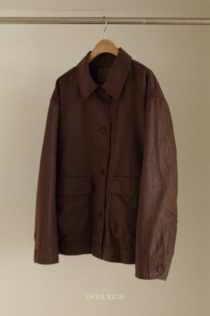 OVER RICH東大門㊣實拍女士新品熱賣真品推薦25秋冬休閑夾克OVER RICH夾克