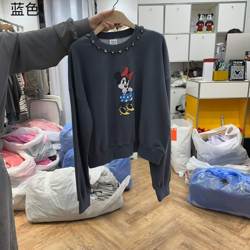 DE LINE韓國代購㊣女裝新款人氣熱賣時尚推薦真品休閑衛衣DE LINE衛衣