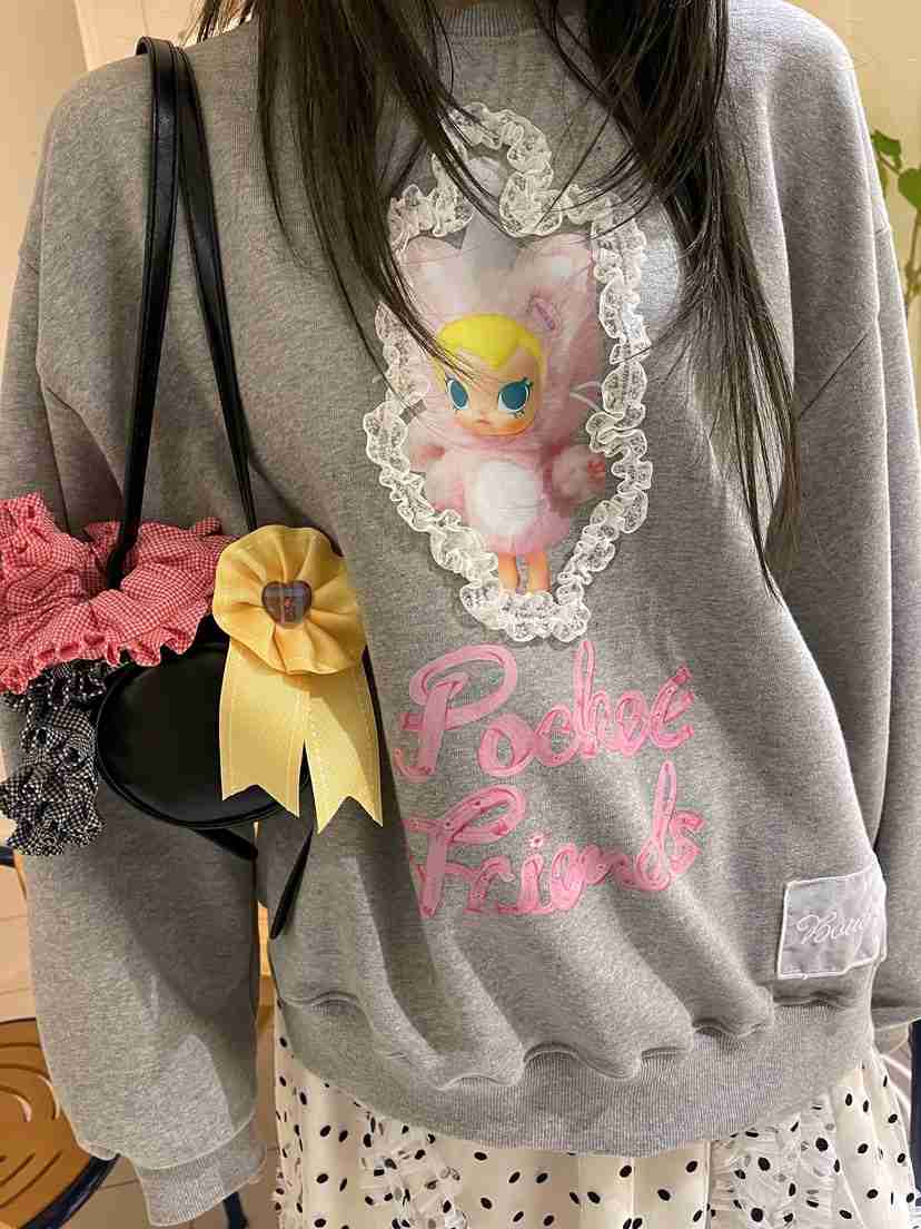 BOUTIQUE-L東大門㊣代購女裝新款25秋冬熱賣真品時尚職業衛衣BOUTIQUE-L衛衣