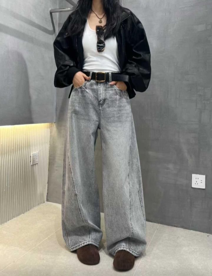 BOBBIE DOLL東大門㊣代購女士新款人氣真品牛仔褲不含腰帶BOBBIE DOLL牛仔褲