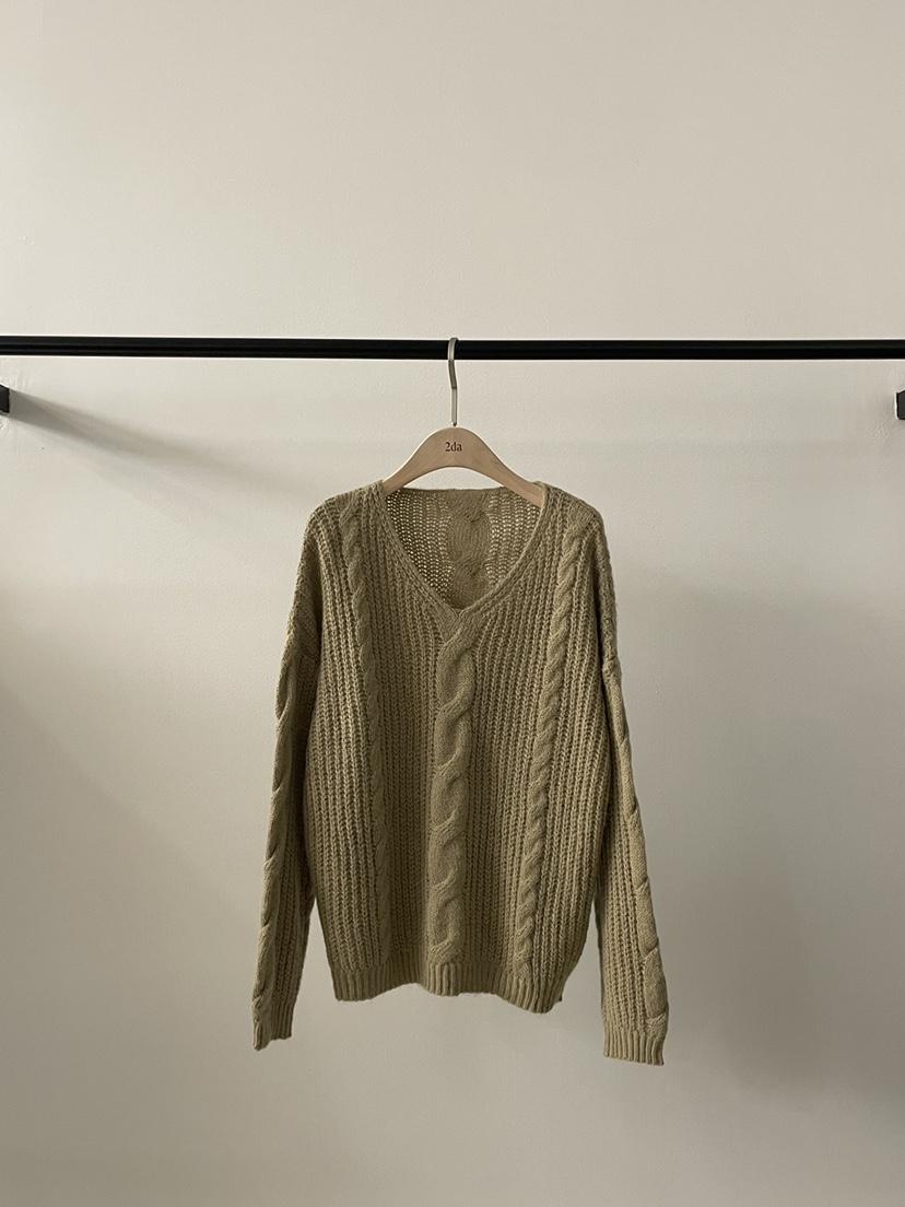 2DA/DARIMI-P韓國代購㊣女士新品25秋冬職業真品推薦針織衫2DA/DARIMI-P針織衫