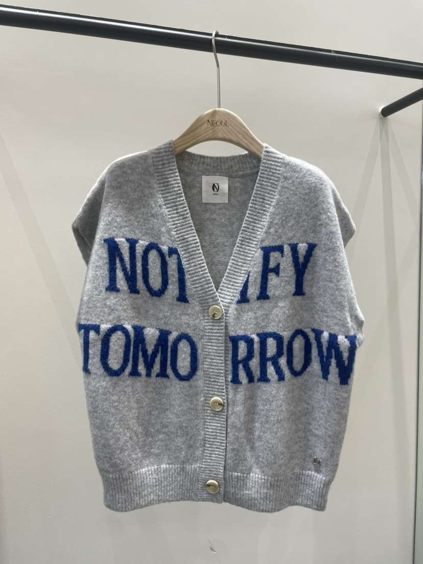 NEOUL東大門㊣代購女裝新品真品25秋冬職業推薦休閑人氣馬甲NEOUL/ahin雙領標簽馬甲