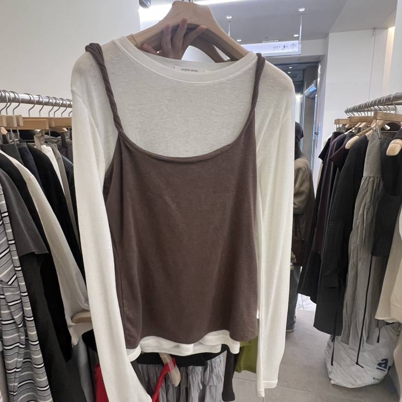 PORTS MOSS東大門㊣實拍女裝新品推薦真品吊帶背心不含內搭PORTS MOSS吊帶/背心