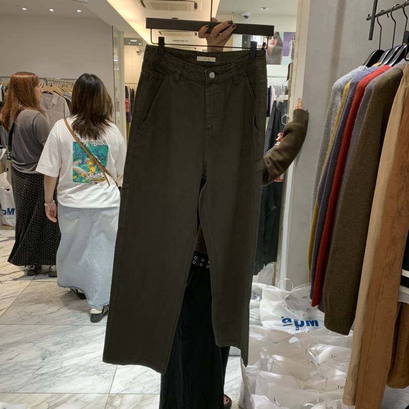 TUG韓國代購㊣女士新款25秋冬職業人氣推薦真品休閑時尚牛仔褲TUG牛仔褲