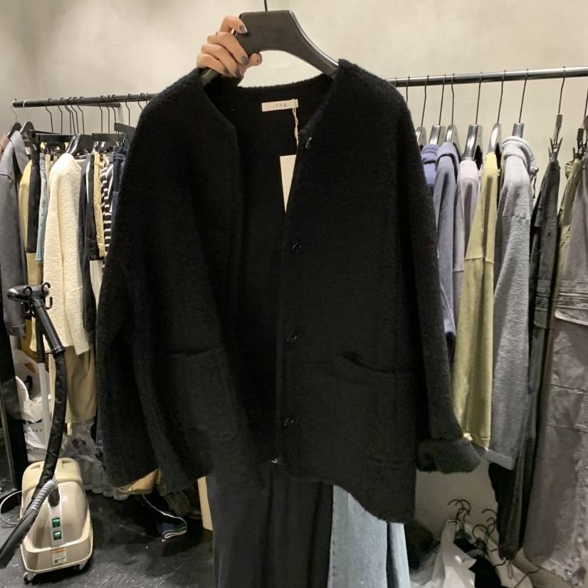 TUG東大門㊣代購女士新品25秋冬人氣推薦時尚休閑職業夾克羊駝TUG夾克