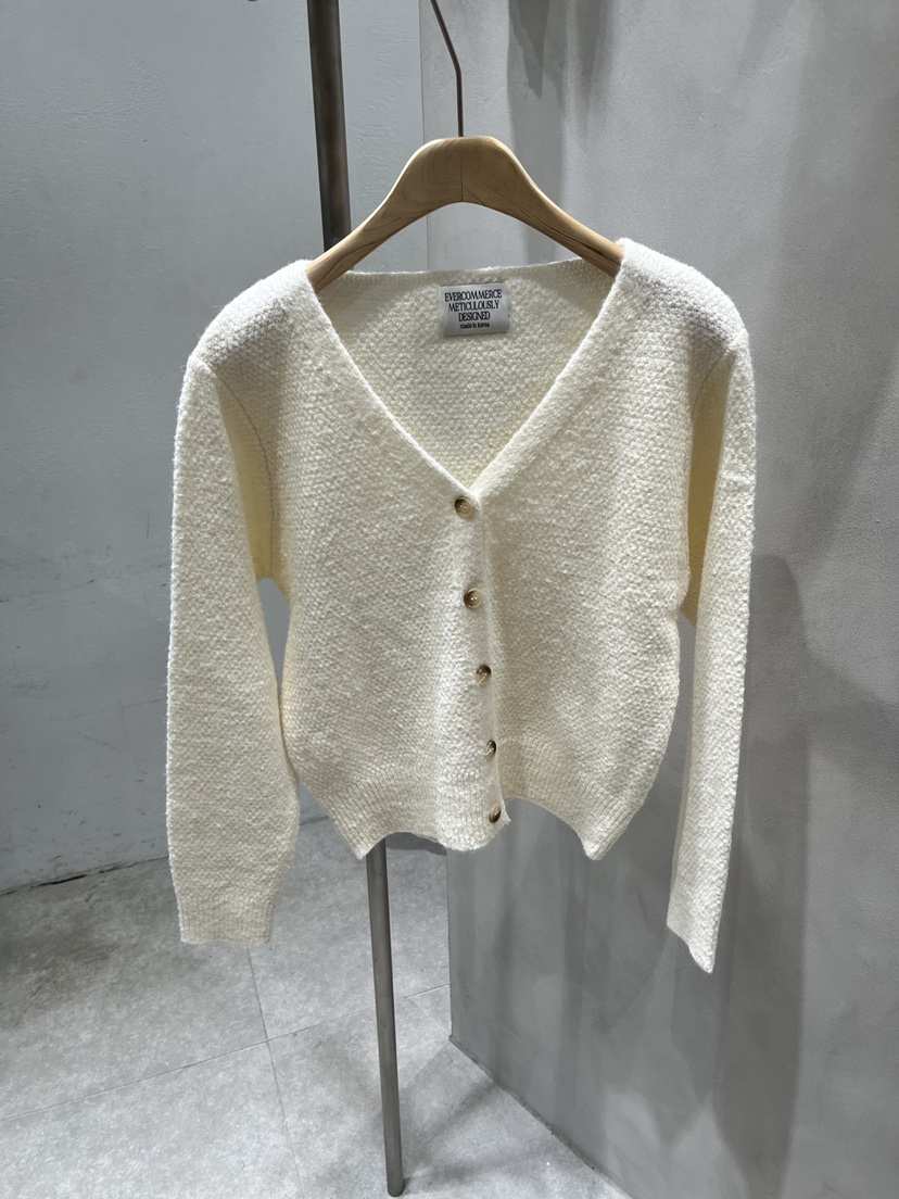 EVERCOMMERCE METICULOUSLY DESIGNED東大門㊣直郵女士新款推薦針織衫羊駝EVERCOMMERCE針織衫