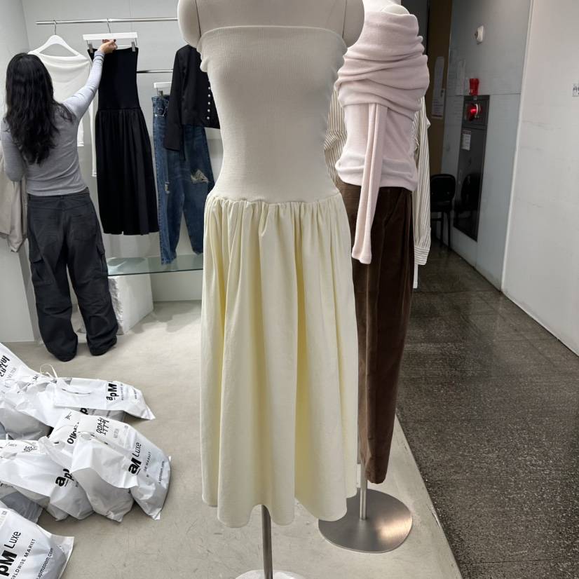 NEUTER韓國代購㊣女裝新品人氣25秋冬時尚推薦休閑職業連衣裙NEUTER連衣裙