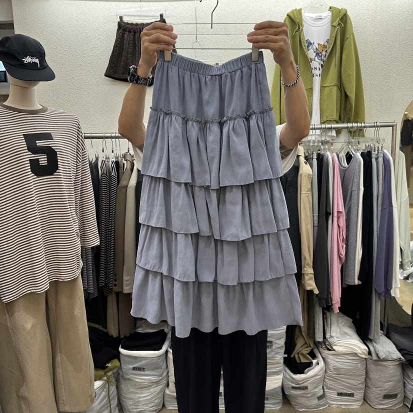 MAGOT東大門㊣直郵女裝新品熱賣真品時尚推薦25秋冬休閑長裙IIIΛGOT/MAGOT長裙
