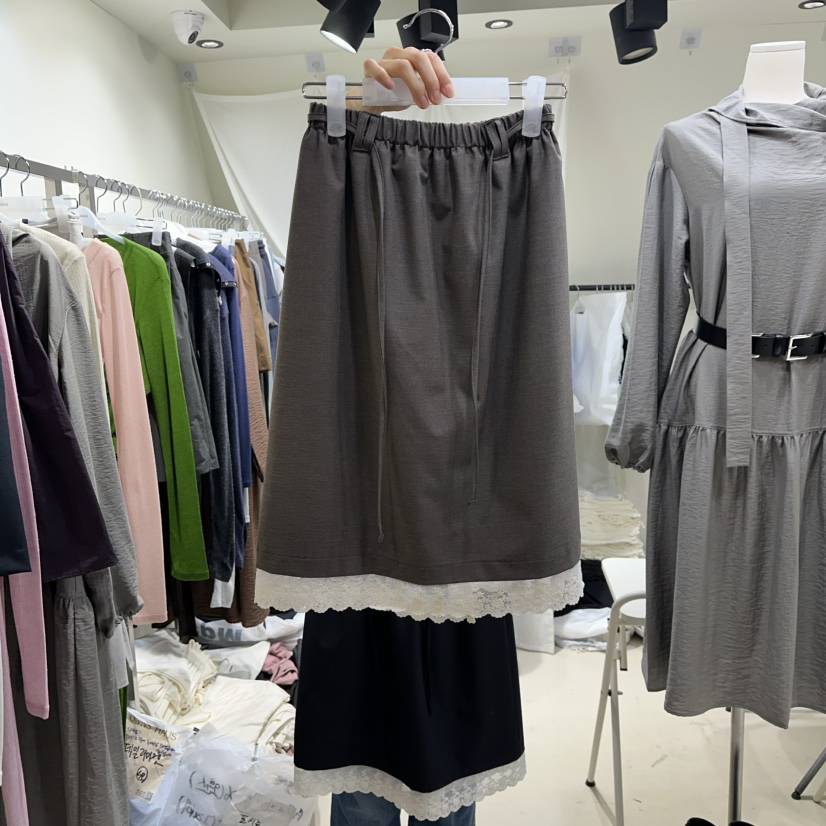 OWNS東大門㊣實拍女裝新款人氣時尚職業休閑推薦熱賣25秋冬長裙OWNS長裙