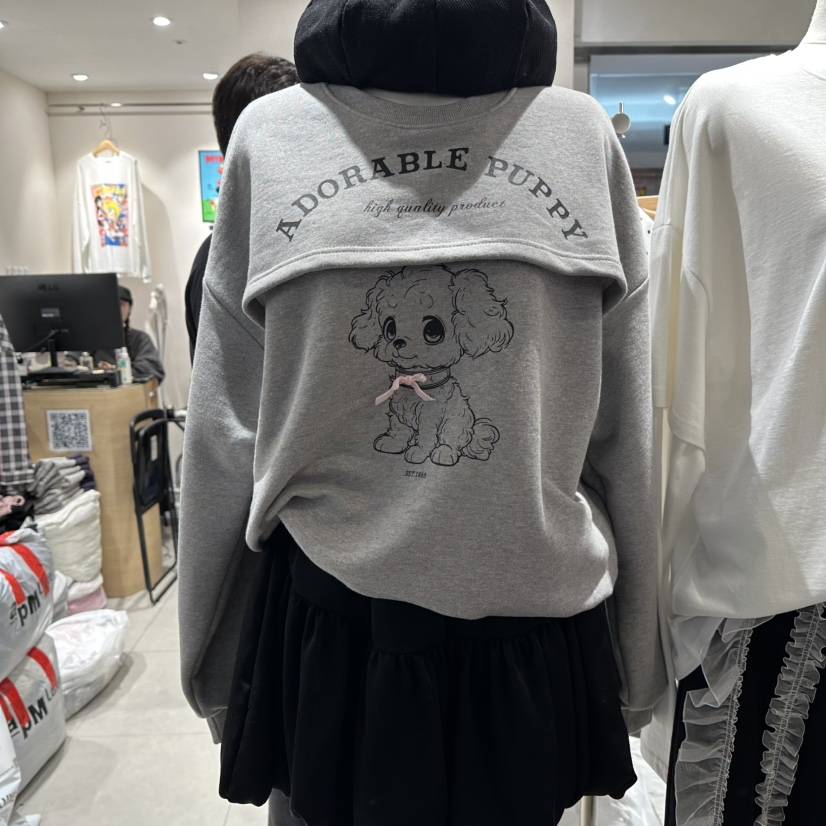 J.BALLOON東大門㊣直郵女士新品職業休閑時尚25秋冬人氣衛衣J.BALLOON衛衣
