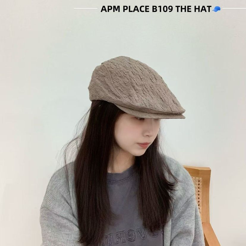 THE HAT-P韓國代購㊣女士新款職業推薦熱賣時尚真品帽子復古THE HAT帽子