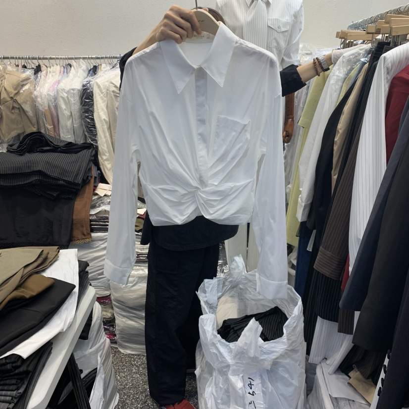 RIJINA韓國代購㊣女裝新款25秋冬休閑職業真品人氣襯衫蕾絲衫RIJINA襯衫/蕾絲衫