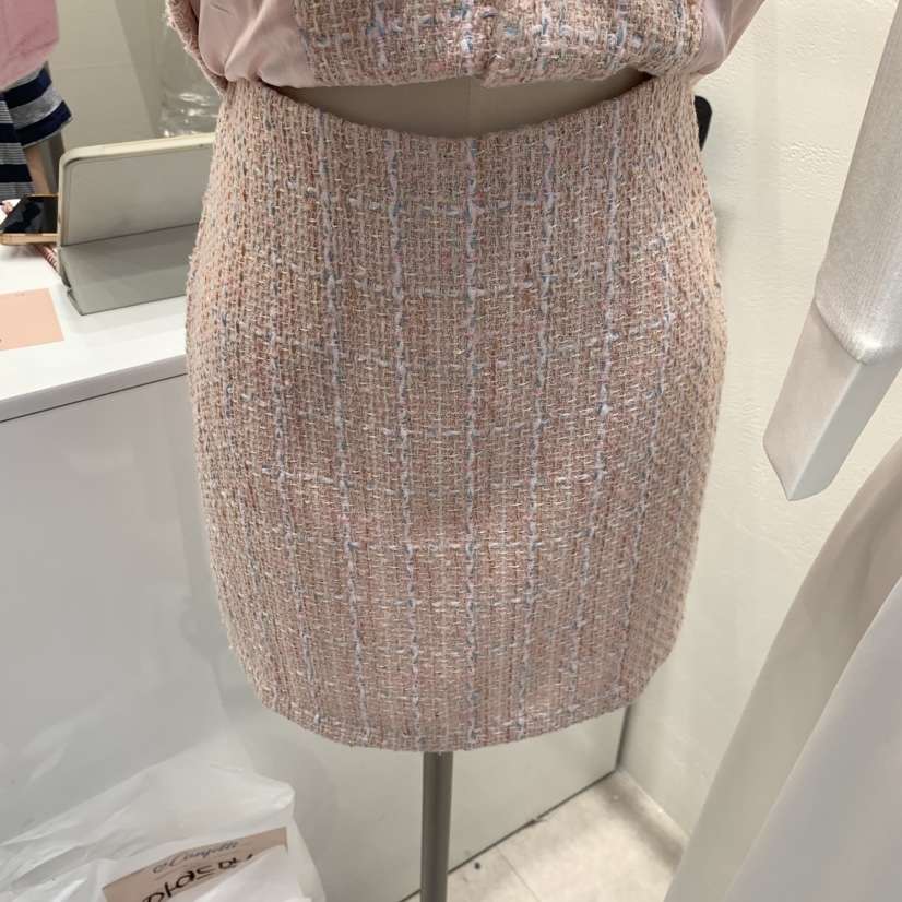 CONFETTI東大門㊣代購女士新品真品25秋冬人氣休閑短裙粗花呢CONFETTI短裙